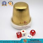 Aluminum Alloy Gold Pure Copper Dice Cup Sic Bo Gambling Poker Vip Cup Custom