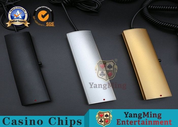 Das microplaquetas claras germicidas do casino da promoção o detector UV da lâmpada com três pode/detector padrão do dinheiro falso do casino