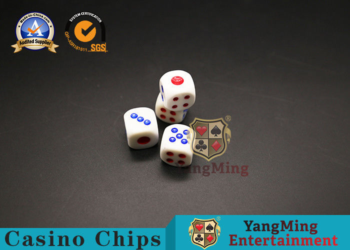 acessórios do jogo do casino de 15mm que jogam o escorpião da melamina dos cartões de jogo do pôquer dos dados