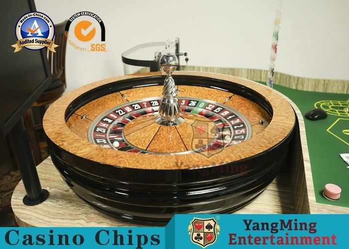 Clube do VIP 32" diâmetro 82cm da plataforma giratória da madeira maciça da placa da roda de roleta