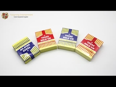 De Dull Polish do Pvc cartões 100% de jogo impermeáveis para o pôquer com cor vermelha & azul