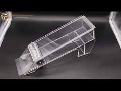 8 pares Completo-transparentes de sapata manual especial do negociante do casino do cartão de jogo do pôquer