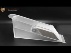 A plataforma de Designed Upgraded 8 do fabricante geou a sapata acrílica do negociante do cartão da tabela do pôquer