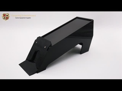 Jogo de Texas Black Jack Gambling Table 8 pares de negociante padrão preto do cartão do pôquer