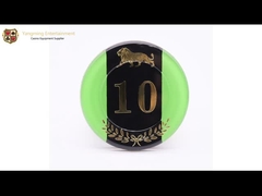 identificação acrílica de Chip Set Crystal Plastic do pôquer do casino da tabela RFID da bacará 800pcs customizável