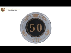 760 partes do pôquer Chips Set With Mark Acrylic Crystal Screen Printing UV da bacará