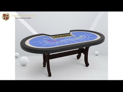 8 pés da bacará H do jogador que dobram cores de jogo do jogo de tabela do pôquer podem ser personalizados