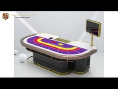 Fabricante de jogo personalizado luxuoso da tabela de pano de tabela do jogo de pôquer da tabela da bacará