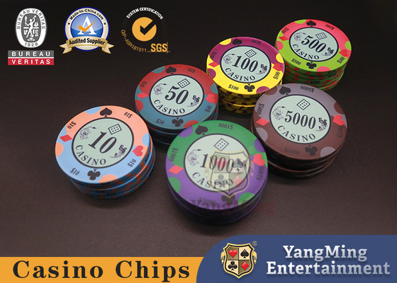 comprar o clube 10g personalizou Texas Poker Blackjack Desk Table Chips Available cerâmico para a personalização Fabricação em linha