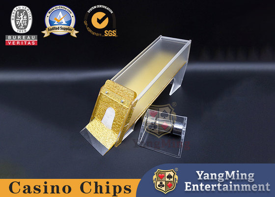 comprar Negociante da tabela do casino do pôquer da plataforma de Texas Poker Baccarat Polished Gold 8 da sapata do negociante do cartão feito sob encomenda Fabricação em linha