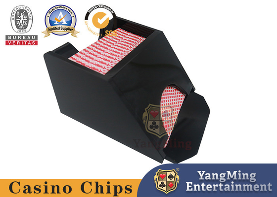 comprar Cartão acrílico do vinte-e-um do casino que negocia a cor de luxe do preto de 2 plataformas da sapata Fabricação em linha