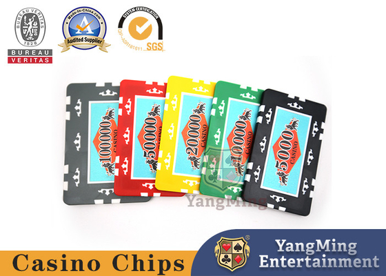 comprar Do verde profissional de Texas Poker Chip Set Yellow da bacará do ABS 11.5g cor vermelha Fabricação em linha