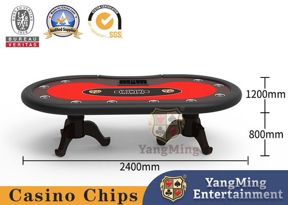 comprar Jogador personalizado de Tiger Shaped 8 da tabela do pôquer do casino da madeira maciça Fabricação em linha