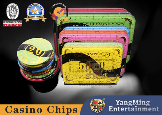 comprar Pôquer dourado de alta temperatura Chips Design Casino Table Baccarat Crystal Chips acrílico da grade Fabricação em linha