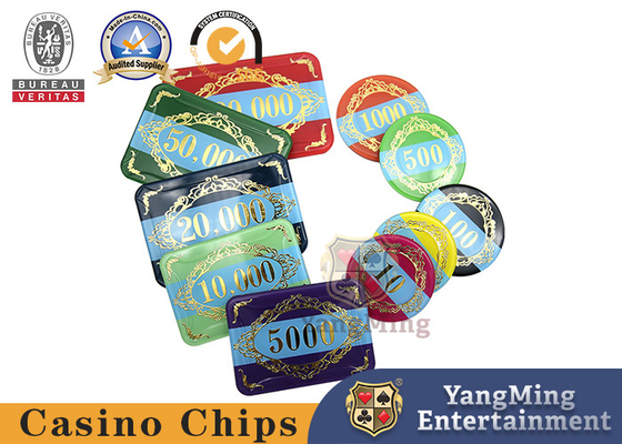 comprar Casino acrílico personalizado Chips Set de duas camadas 760 partes Fabricação em linha