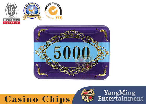 comprar Personalizado 2 camadas acrílico Baccarat Chip Poker 760 peças de estampagem a quente Gasino Mesa Chip Set Fabricação em linha