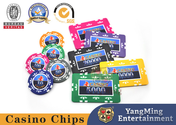 comprar Projeto e personalização do filme de Clay Poker Chip Set With do ABS de Texas Casino Table Customized da bacará Fabricação em linha