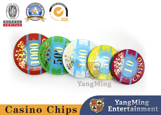 comprar Chipset de carimbo quente profissional 50mm do pôquer do casino Fabricação em linha