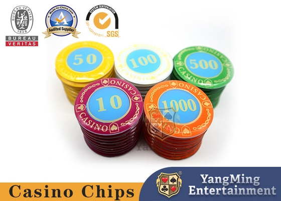 comprar Bacará Crystal Gambling Chip Set acrílico 45mm Fabricação em linha