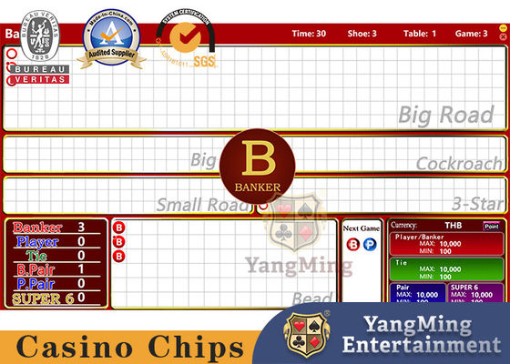 comprar Tabela internacional Live Game Display Interface dos sistemas de jogo Lucky Six System Software Poker da bacará Fabricação em linha