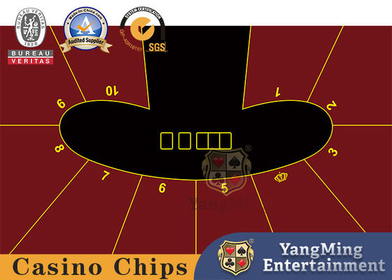 comprar A toalha de mesa impermeável do jogo de Texas Poker Tablecloth Casino Poker de 10 pessoas pode ser projetada Fabricação em linha