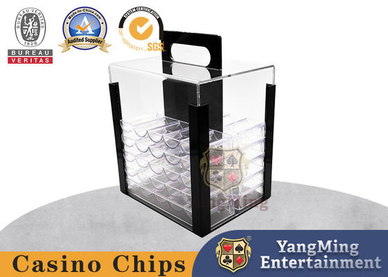 comprar Acessórios resistentes do jogo do casino tabela portátil engrossada transparente acrílica Chip Box do pôquer de 1000 jardas Fabricação em linha