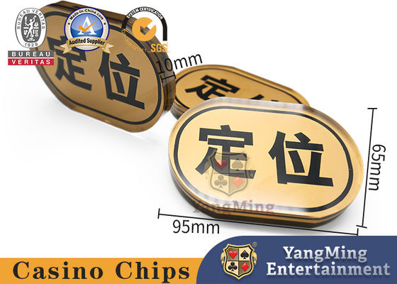 comprar Cartão de Posicionamento Oval de Ouro International Bull Poker Table Game Acessórios Personalizados Fabricação em linha