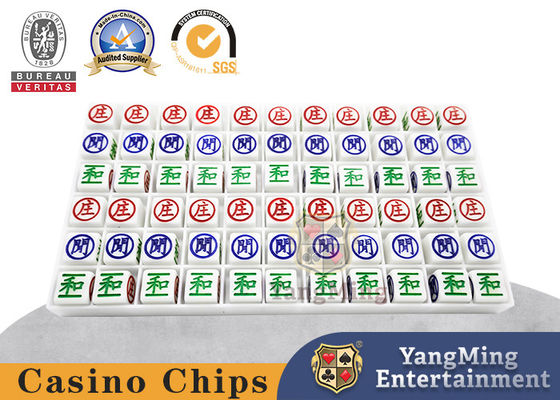 comprar Acessórios de jogo de casino branco ABS plástico Baccarat Dragon Tiger Digital esculpida bola de orvalho póquer tabela de jogo de topo contas Fabricação em linha