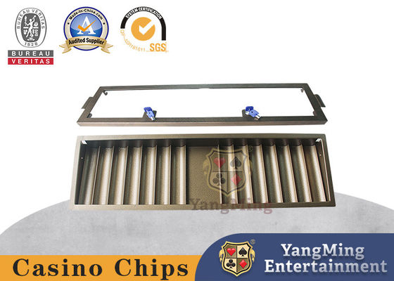 comprar Baccarat Metal Lock Poker Chip Tray Casino Mesa Chip Float Fabricação em linha