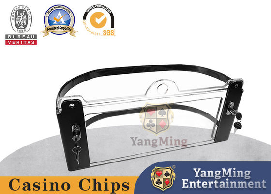 comprar Mesa de poker de roleta totalmente transparente com caixa de chips acrílica espessada Fabricação em linha