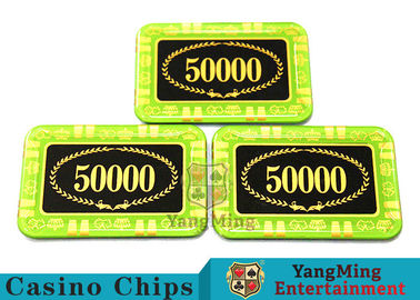 comprar Anti - falsificando Crystal Poker Chips/pôquer retangular Chips For Casino Fabricação em linha