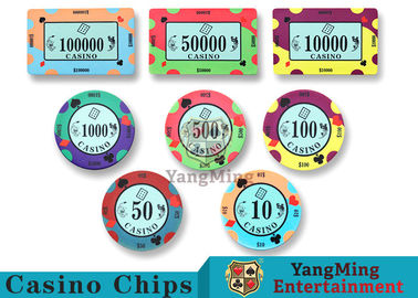 comprar 40 / o casino cerâmico Chips Bright Colors With Custom do diâmetro de 43mm imprimiu o projeto Fabricação em linha