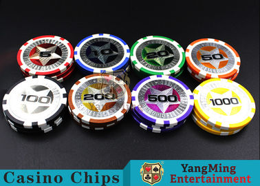 comprar espessura Clay Laser Poker Chips Strong de 12g 3.5mm e difícil à deformação Fabricação em linha
