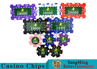 comprar Grupo translúcido de Marco Style Casino Poker Chip com Crystal Clear Texture Fabricação em linha