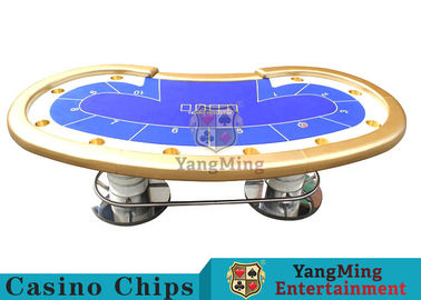 comprar Tabela do pôquer do casino de 10 jogadores/tabelas feitas sob encomenda do pôquer com pés da forma do disco Fabricação em linha