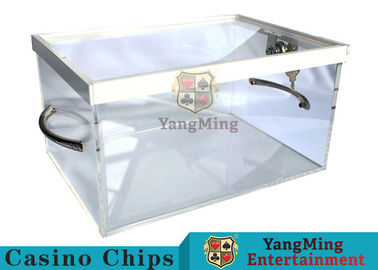 comprar Suporte luxuoso do descarte do pôquer do estilo novo com o punho de dois metais fácil levar YM-DH05 Fabricação em linha