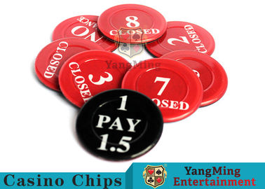 comprar Anti vermelho/preto - Fade Casino Game Accessories grupo de código plástico de um seguro de 40 milímetros Fabricação em linha