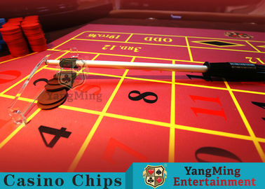 comprar A tabela do pôquer do casino dedicou o ancinho de alumínio do   da microplaqueta do   do pôquer do telescópio ajustável de Chip Rake 2-Section Fabricação em linha