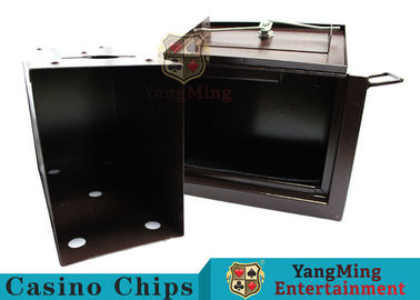 comprar Caixa Lockable luxuosa do dinheiro, caixa do dinheiro do casino da segurança da elevada precisão com fechamento dobro Fabricação em linha
