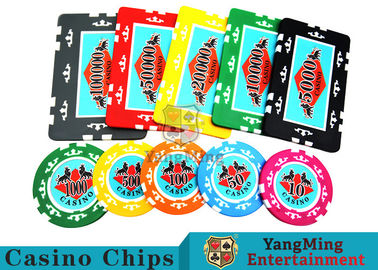 comprar Caixa plástica de Chips With Custom Logo Dedicated do casino do ABS RFID do entretenimento Fabricação em linha
