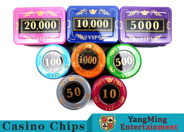 comprar 730 PCes Crystal Screen Style Roulette Chip ajustado/jogo de pôquer ajustado no caso de alumínio Fabricação em linha