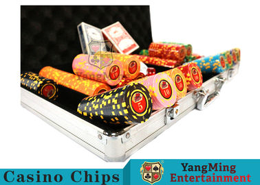 comprar caso de alumínio de 10,000Pcs 11.5g Clay Poker Chip Sets With para jogos de jogo Fabricação em linha
