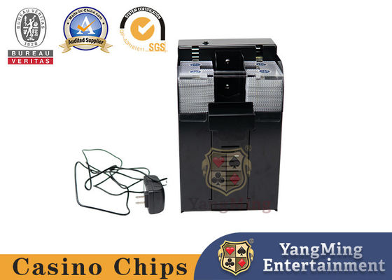 comprar Máquina de baralho de cassino resistente ao desgaste Black Metal Texas Hold'em Oito baralhos de cartas de poker Casino Baralho automático de cartas Fabricação em linha