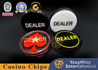 Transparent Acrylic Dealer Brand Casino Game Accessories Texas Hold'Em Table Game