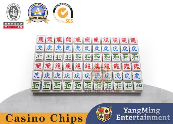 comprar Acrílico Abs Custom Gravado Gota de Orvalho Baccarat Dragão Tigre E Banqueiro Jogo de Poker Fabricação em linha