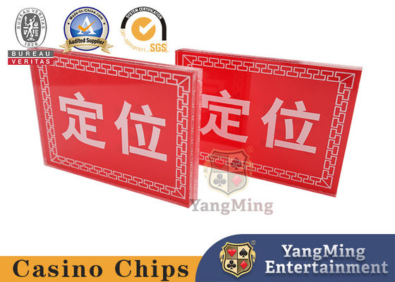 comprar Cartão de Posicionamento Acrílico Quadrado Red Bull Baccarat Texas Hold'em Poker Table Game Fabricação em linha