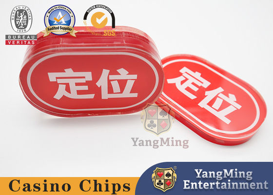 comprar Cartão de posicionamento design oval acrílico Red Bull mesa de jogo de poker personalização de cartão Fabricação em linha