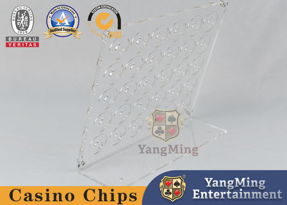 comprar Novíssimo porta-chips de 30 peças de poker, de design redondo, porta-chips de mesa de Macau Casino. Fabricação em linha