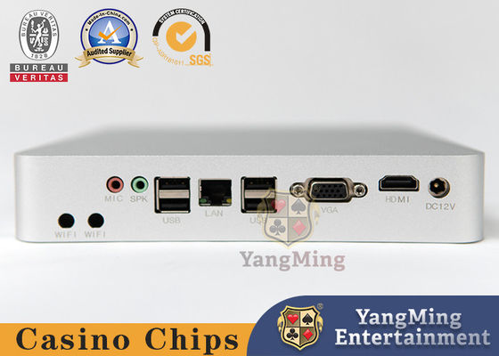 comprar Console de computador de prata pequeno Acessórios de mesa de poker Casino Sistema de jogos Baccarat Anfitrião Fabricação em linha