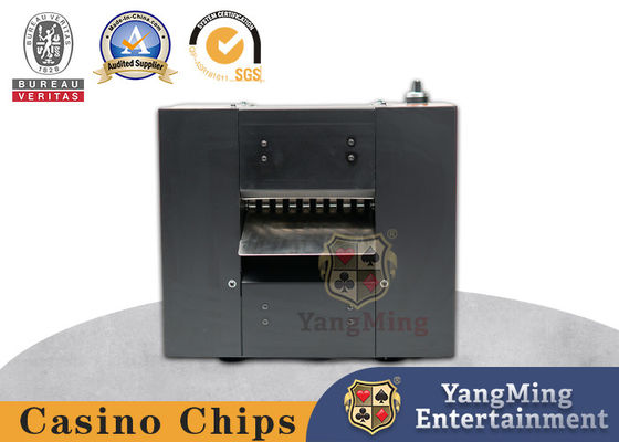 comprar Baccarat Casino Metal Negro Dupla Boca Cartão de Jogo Esmagador Automático de Alta Velocidade Fabricação em linha